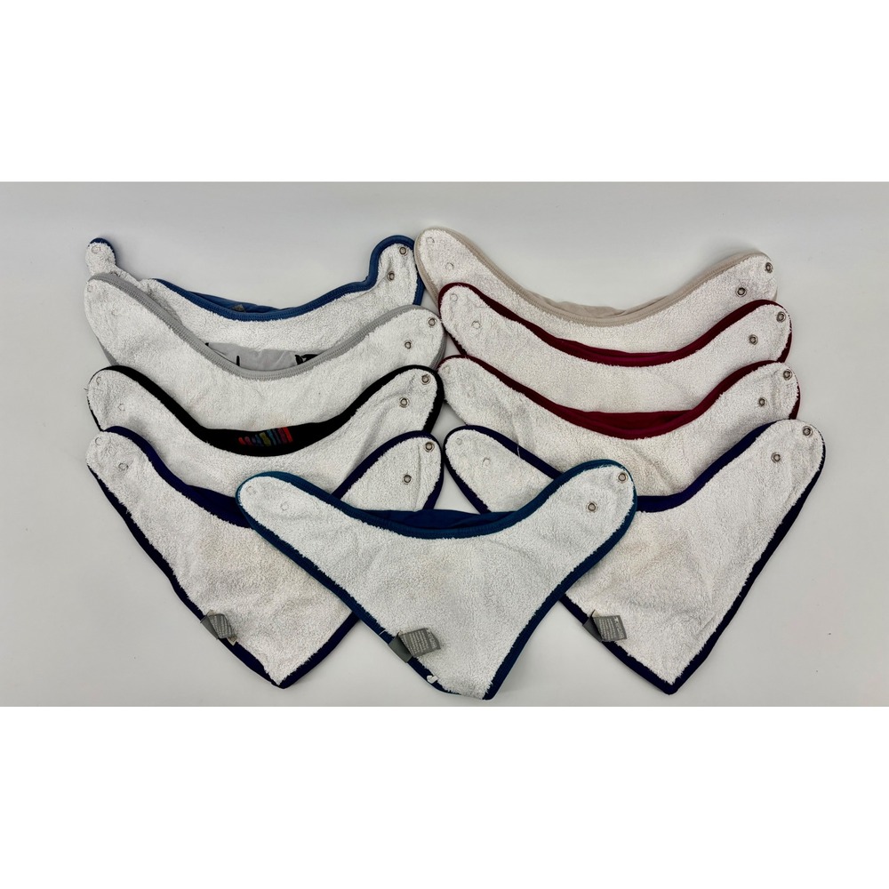 Kyte Baby Bamboo Bandana Drool Bibs 9 Pack Bundle OS Multicolor Cat Heart Print - Picture 4 of 9